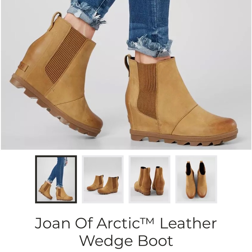 Sorel Joan Of Arctic Wedge Ankle Boot- size 10